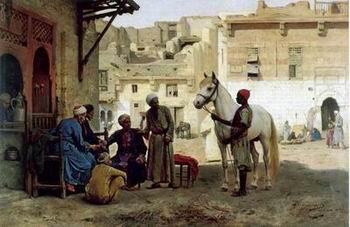 unknow artist Arab or Arabic people and life. Orientalism oil paintings 98 oil painting image
